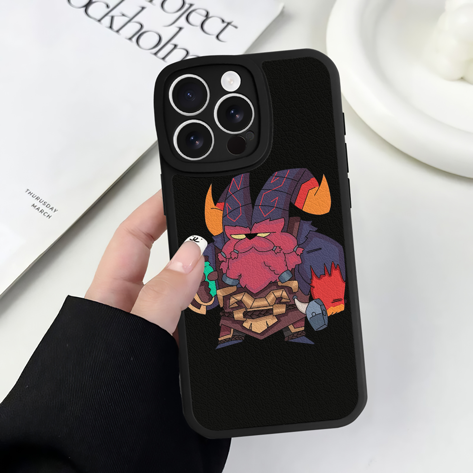 リーグ・オブ・レジェンド League of Legends LOL 【iPhone 16シリーズ対応】シリコンスマホケース（レザー調） 材質：シリコン